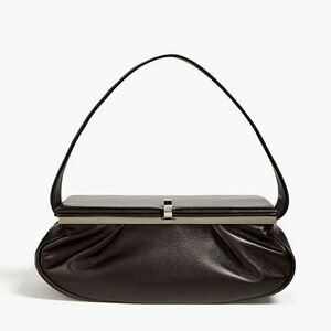 Victoria Beckham Powder Box Bag Chocolate Leather